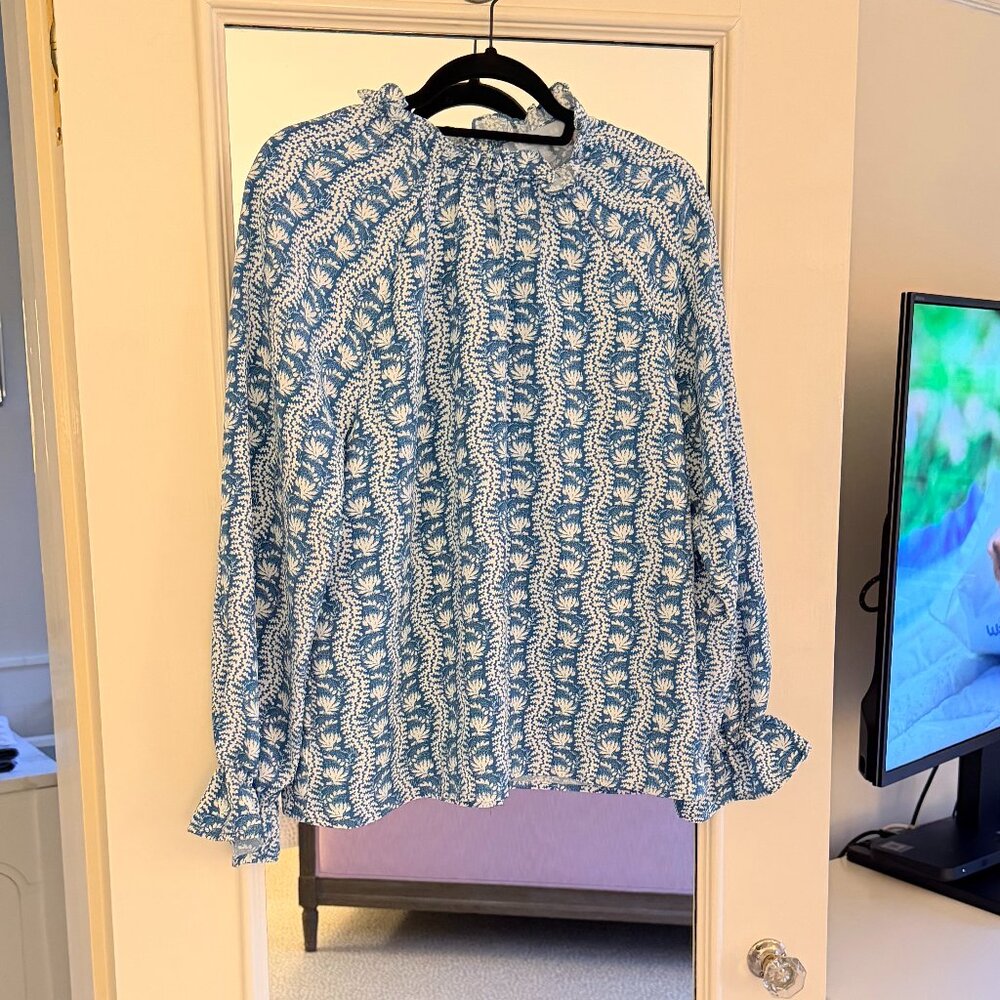 HILL HOUSE BLOUSE SIZE MEDIUM